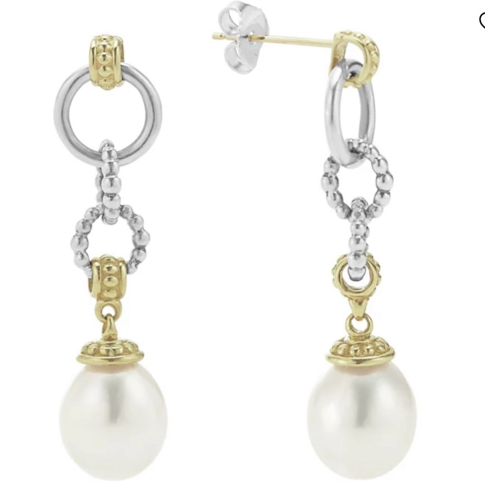 Lagos Luna Pearl Drop Earrings